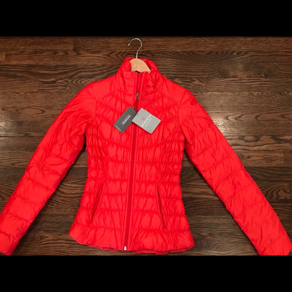 Red Down Athleta Jacket